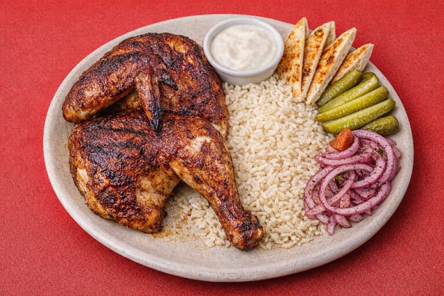 Half Grilled Chicken.