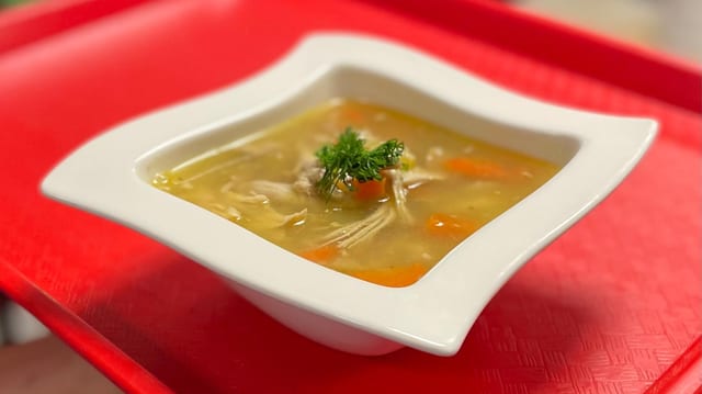 Chicken & Veggie Soup.