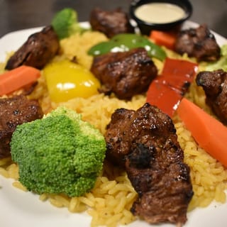 Lamb Shish Kebob Entree