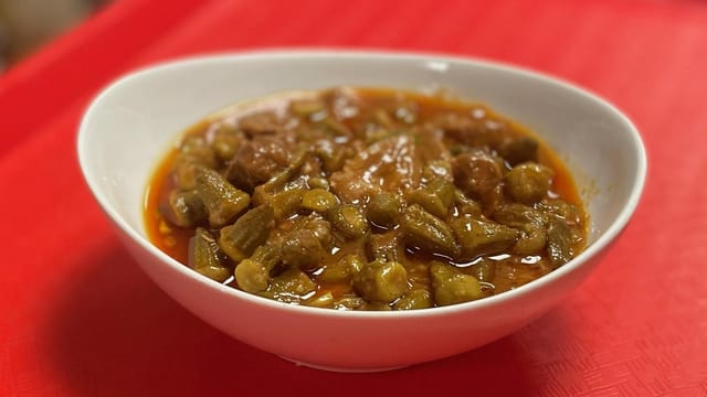 Okra Lamb Stew.