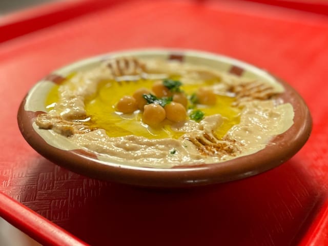 Plain Hummus.
