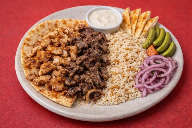 Mix Shawarma Entree.