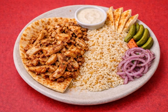 Chicken Shawarma Entree.