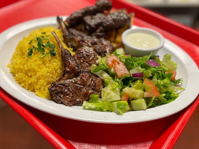 Lamb Chops Entree.