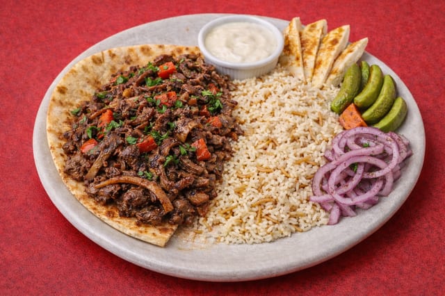 Lamb Shawarma Entree.