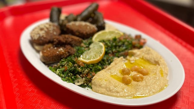 Tarboosh Vegetarian Platter.