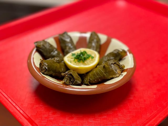 Stuffed Grape Leaves.