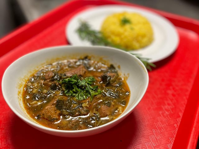 Spinach Lamb Stew.